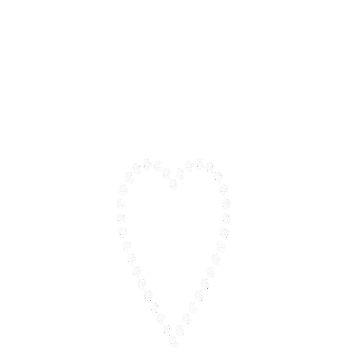 Alternative view of Accented Heart Necklace or Center