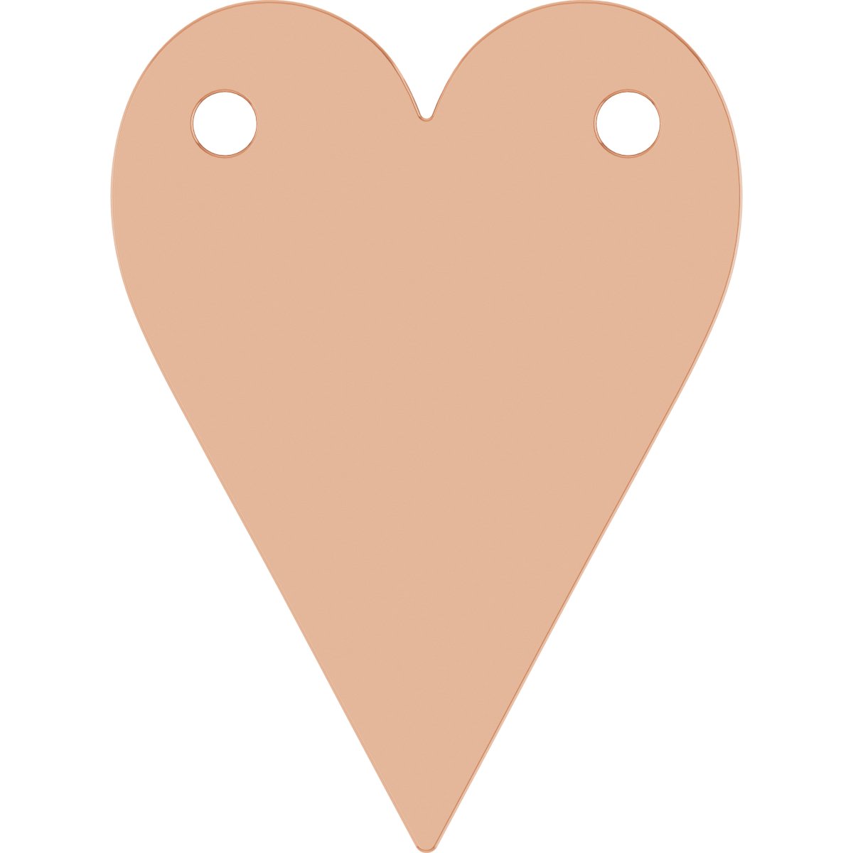 Engravable Heart Necklace or Center