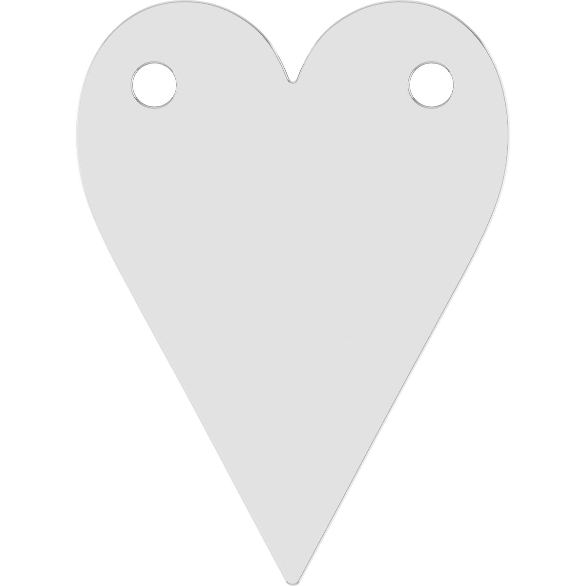 Engravable Heart Necklace or Center