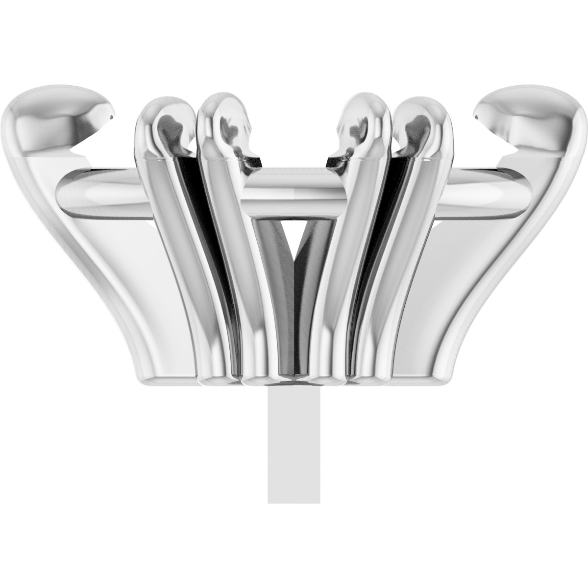 Pre-Notched Double-Claw Peg Setting