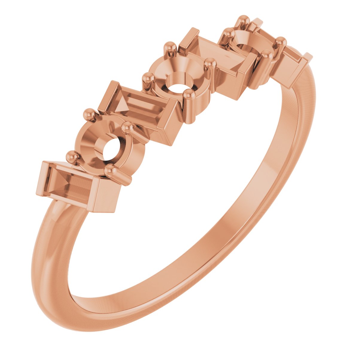 Multi-Shape Anniversary Band