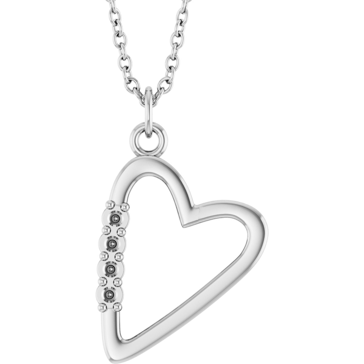 Family Heart Necklace or Pendant