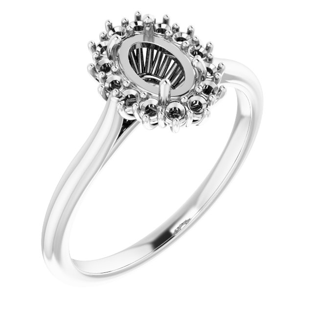 Halo-Style Cabochon Ring