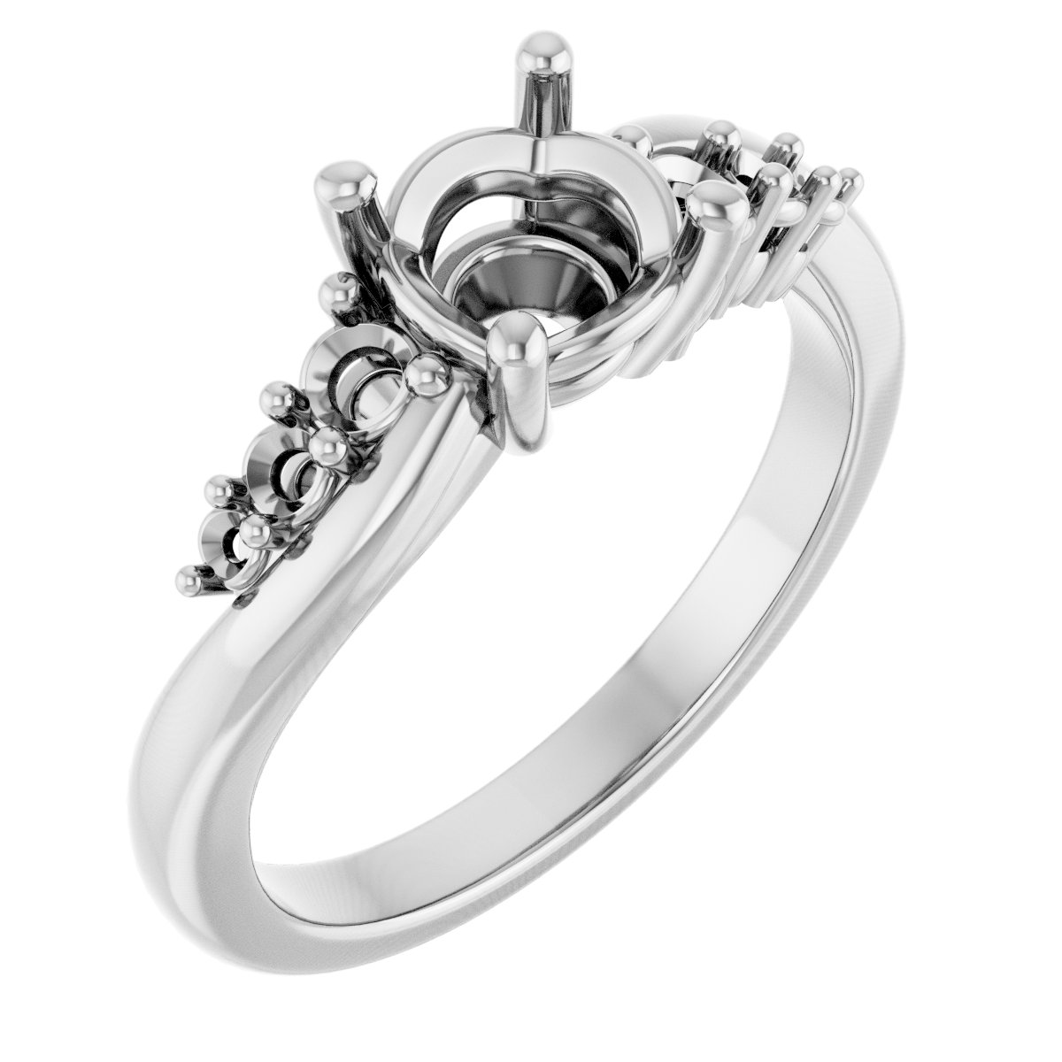 Accented Engagement Ring