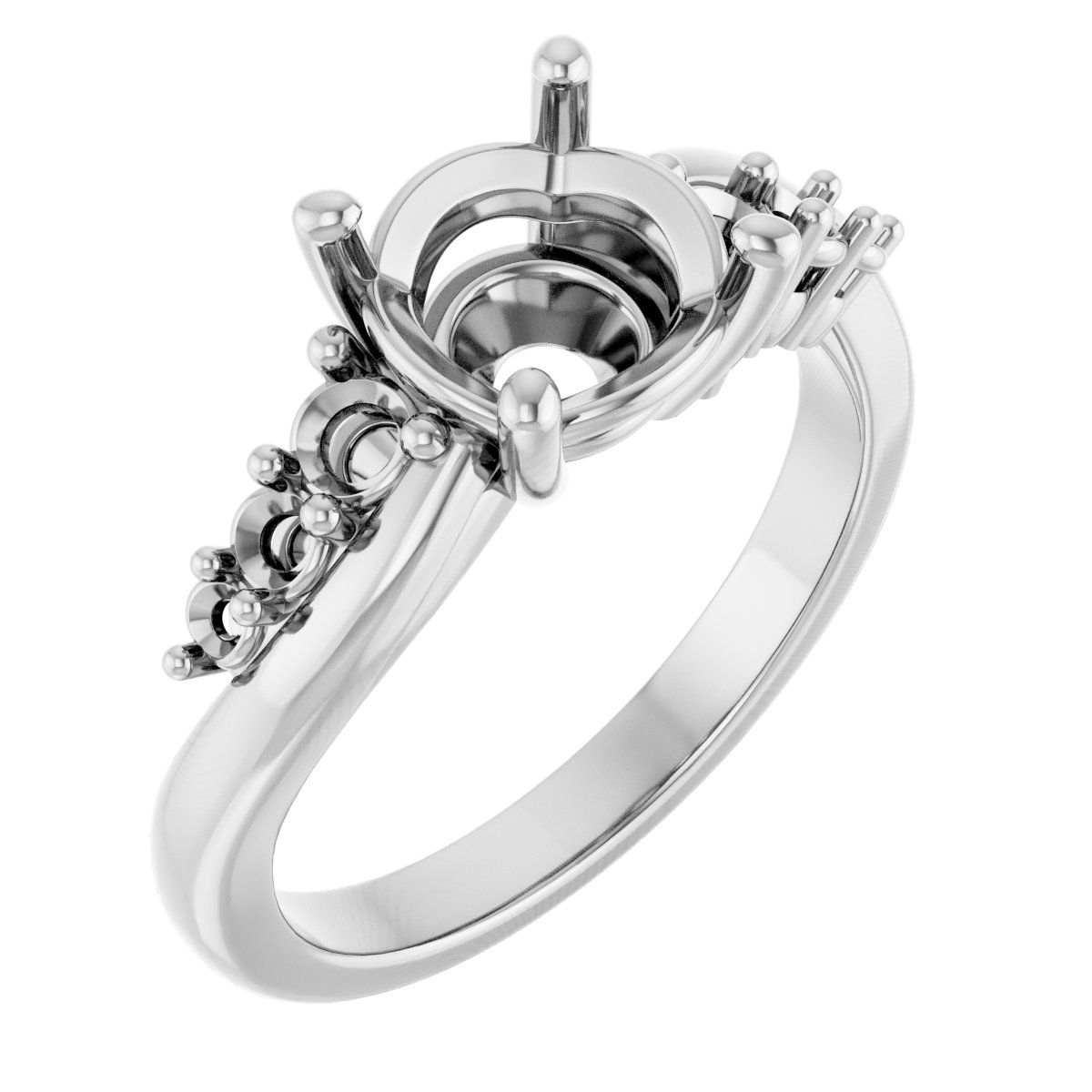 Accented Engagement Ring