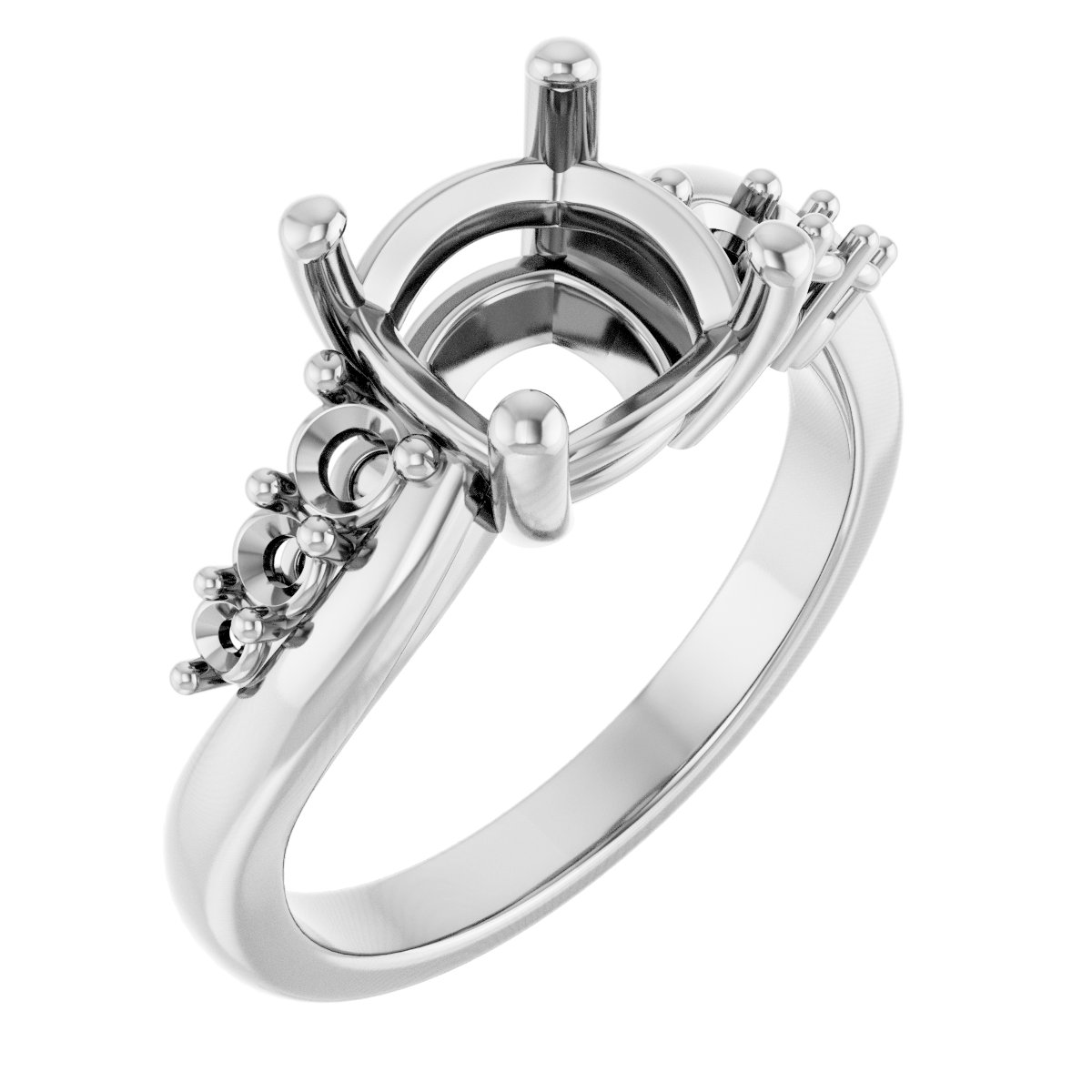 Accented Engagement Ring