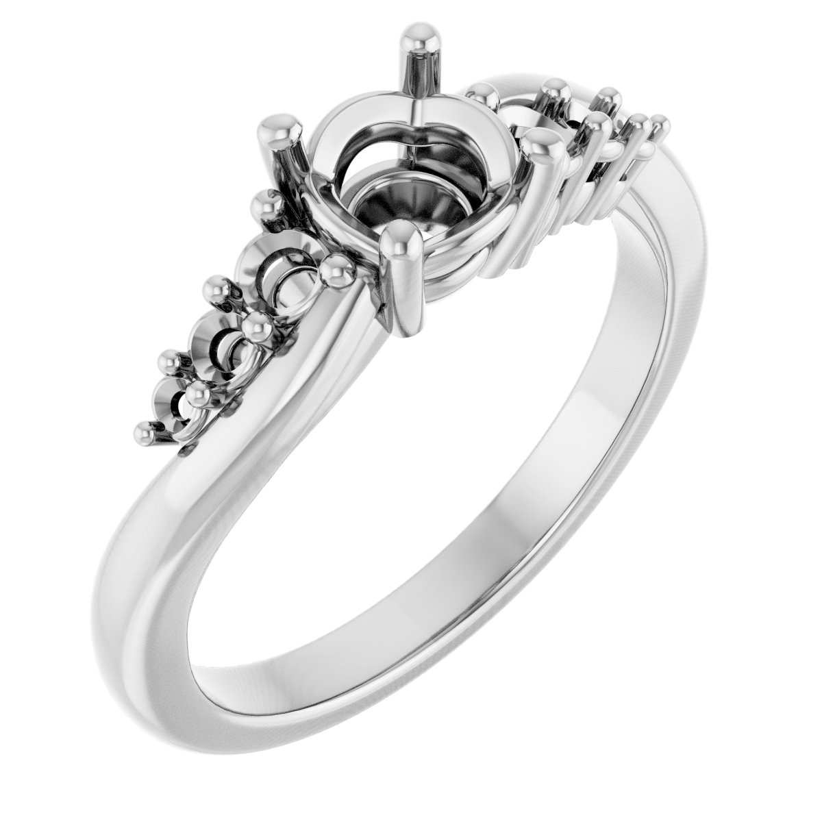 Accented Engagement Ring
