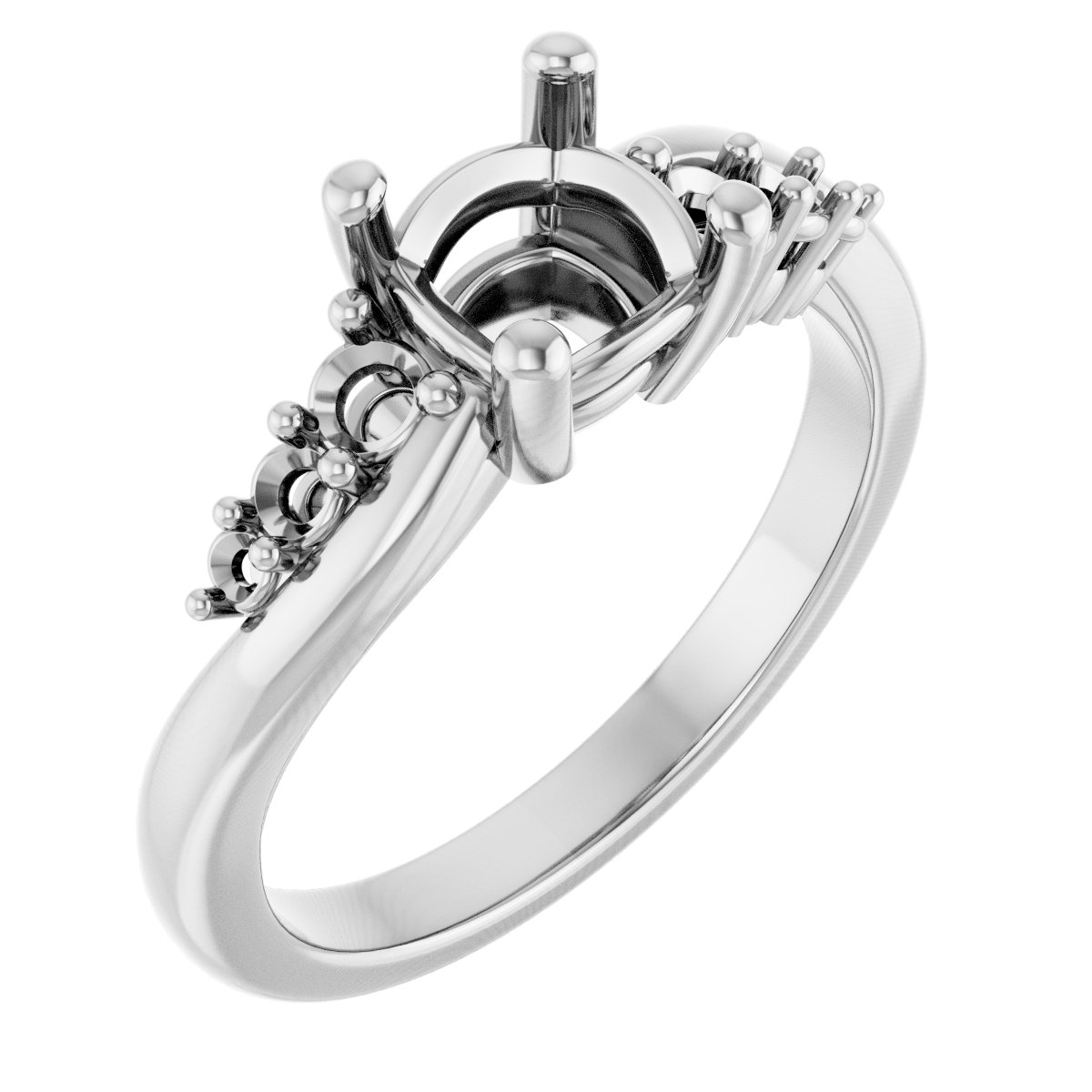 Accented Engagement Ring