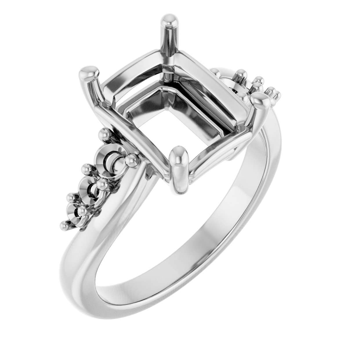 Accented Engagement Ring