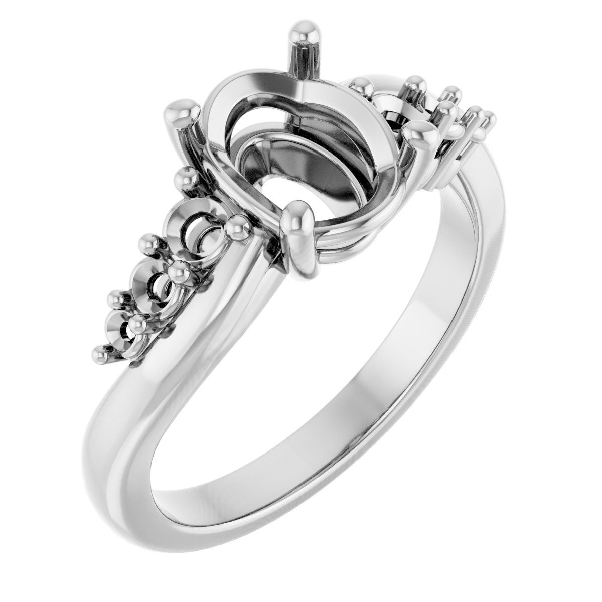 Accented Engagement Ring