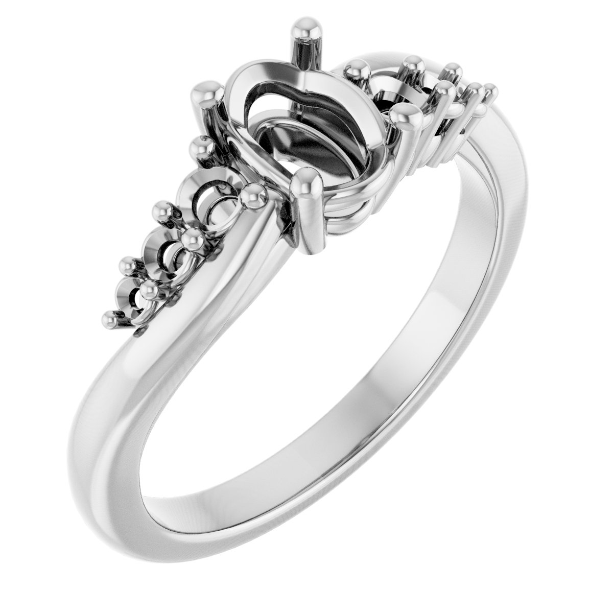 Accented Engagement Ring