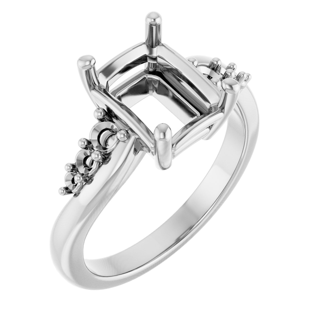 Accented Engagement Ring