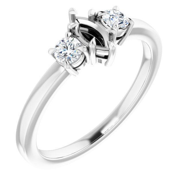 14k White Gold