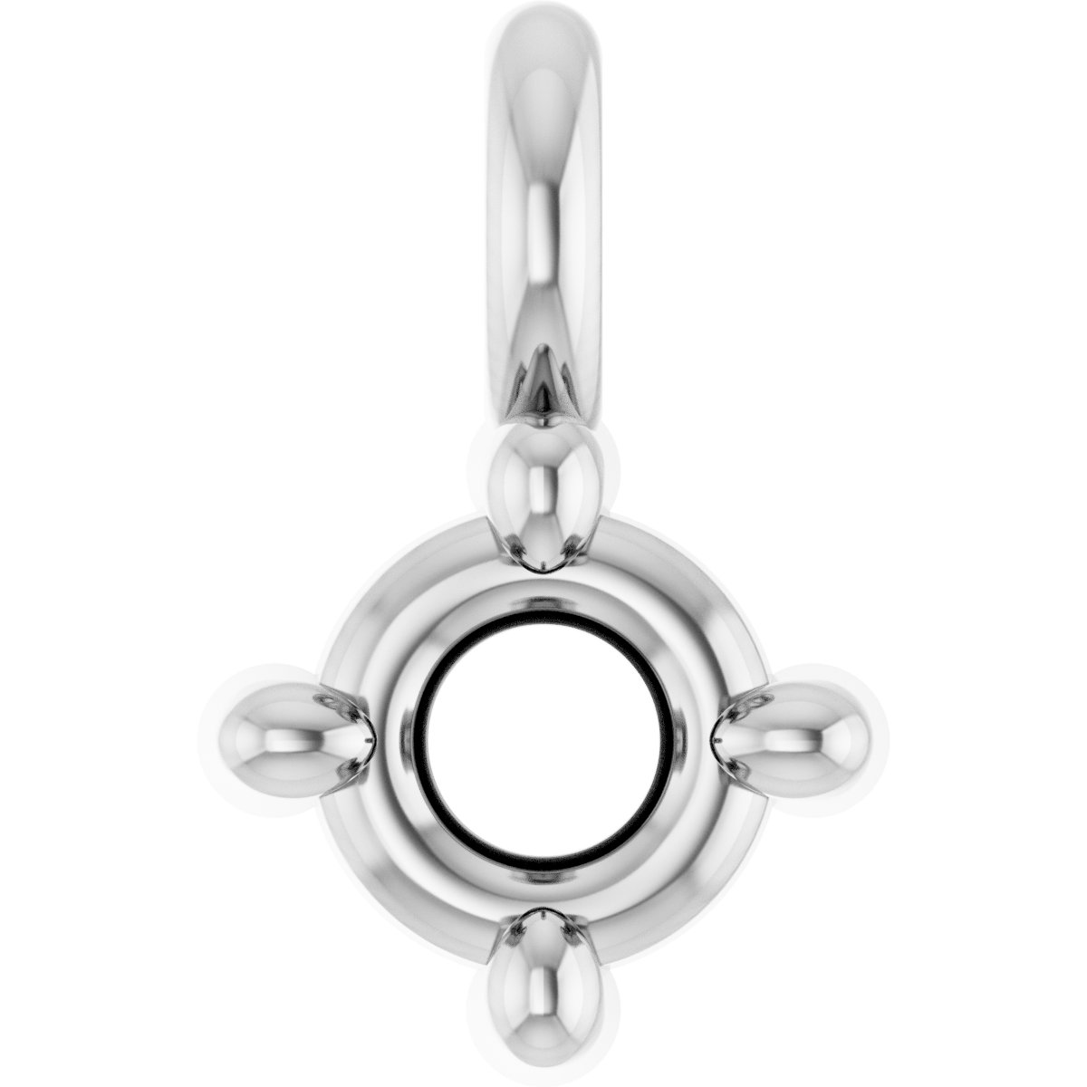 Round 4-Prong Dangle