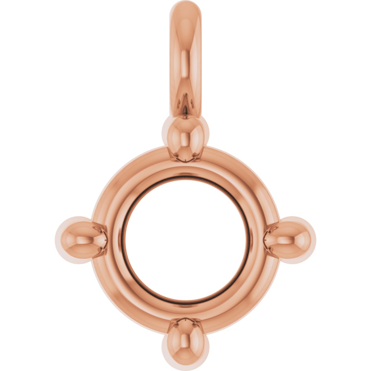Round 4-Prong Dangle