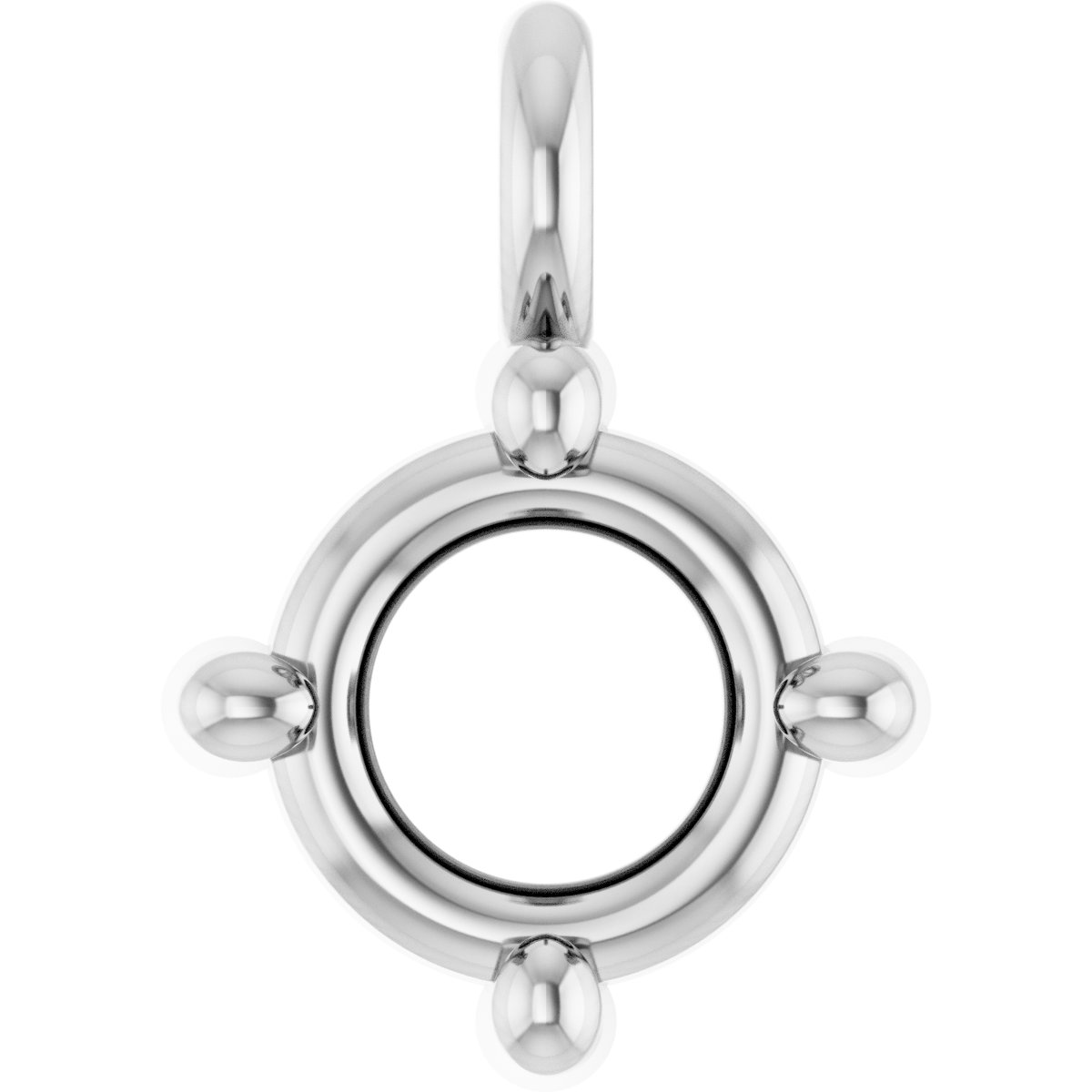 Round 4-Prong Dangle