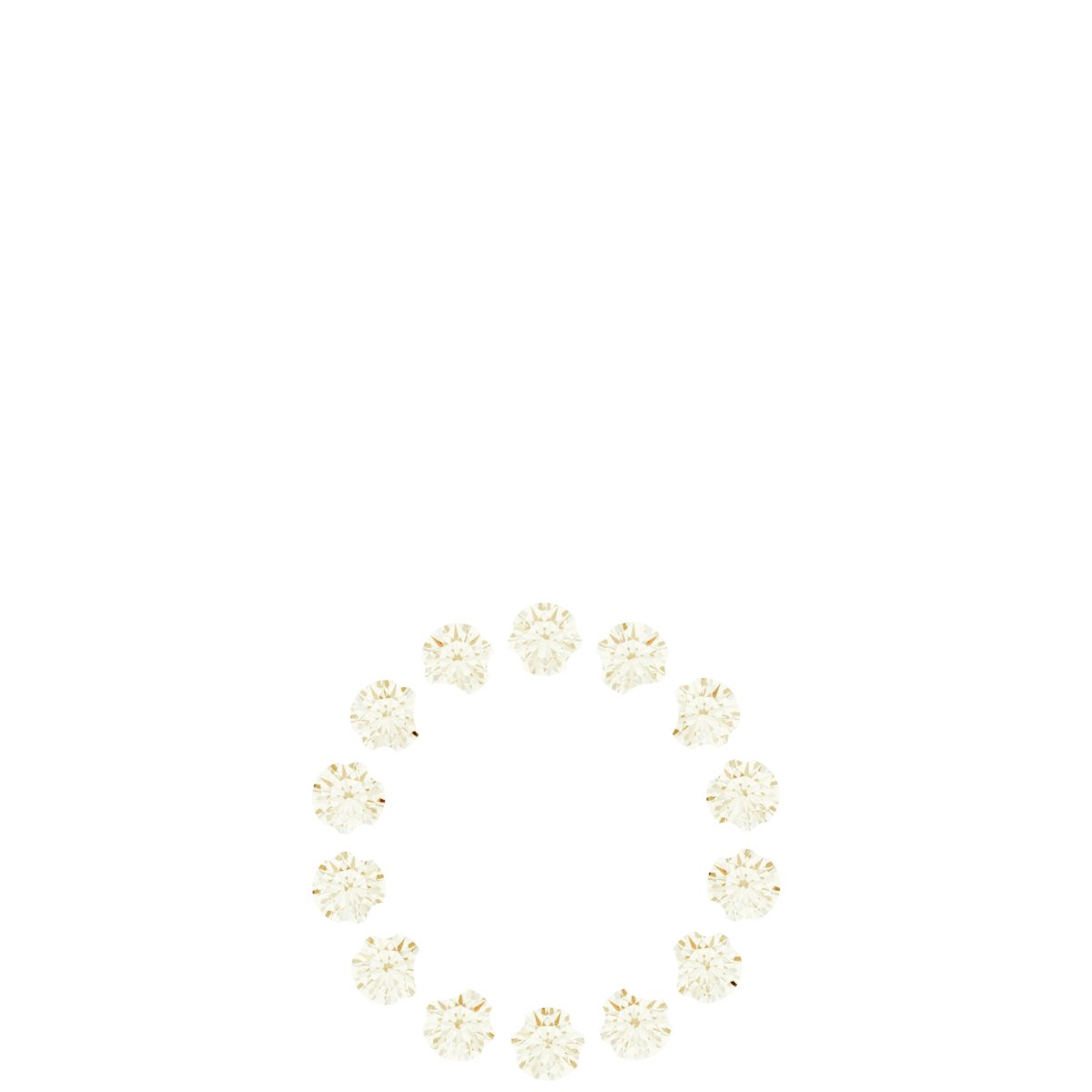 14K Yellow Gold 1/3 CTW Natural Diamond Halo-Style Pendant