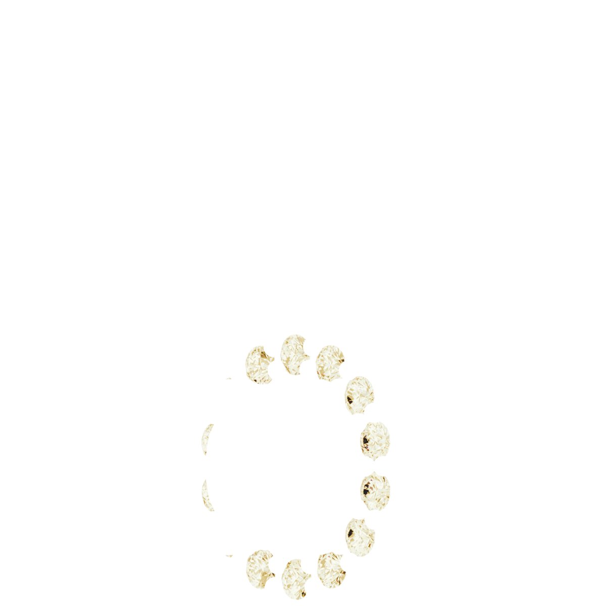 14K Yellow Gold 1/3 CTW Natural Diamond Halo-Style Pendant