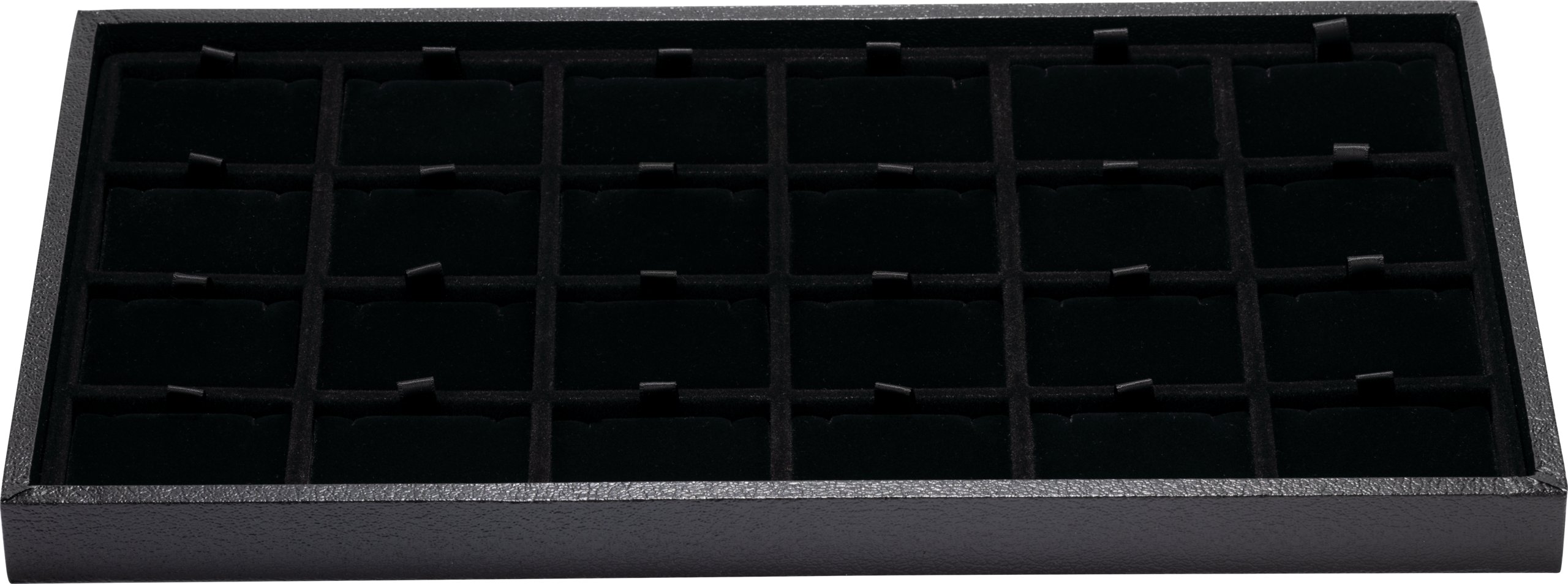 Velvet Pendant Display Pad with Tray