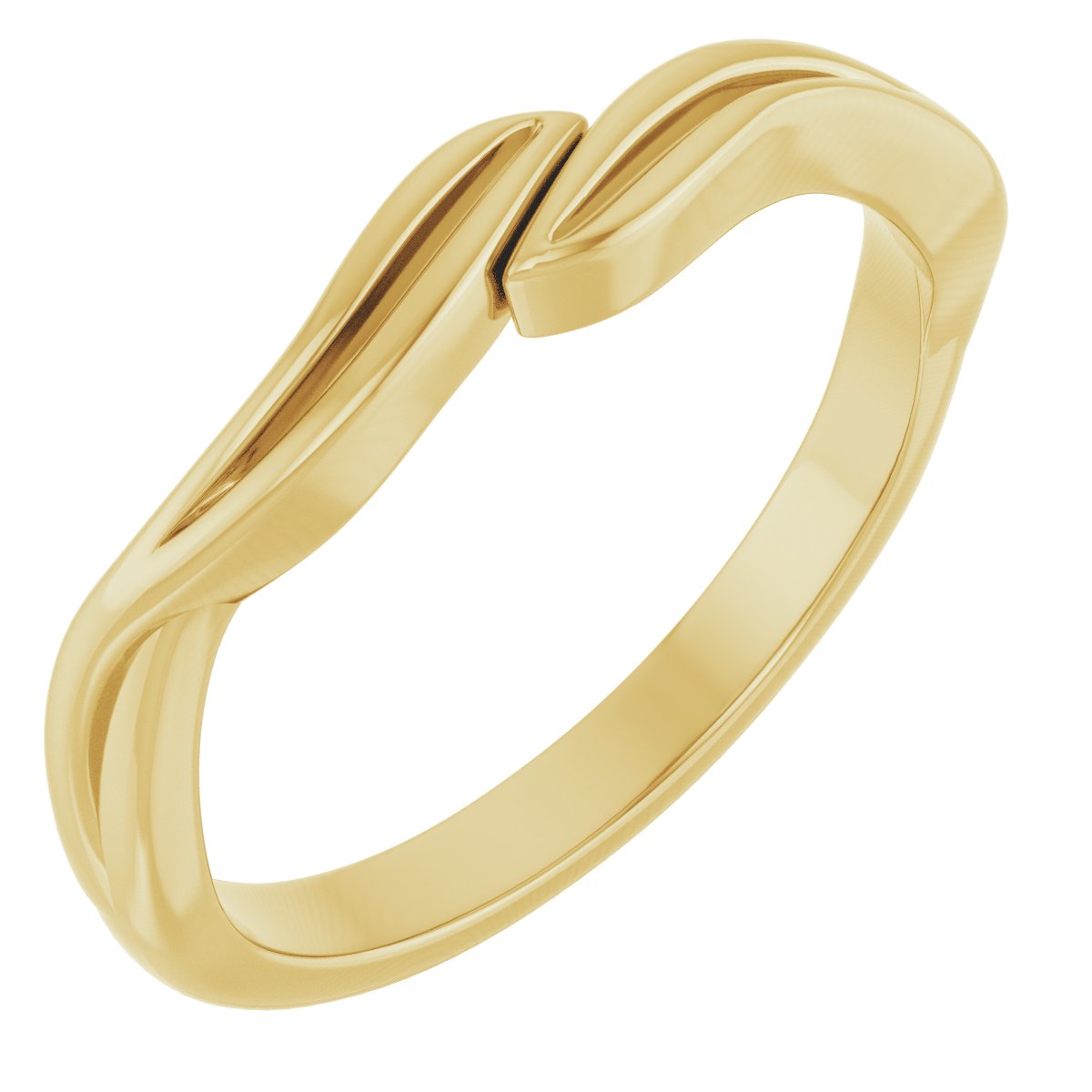 14K Yellow Stackable Ring