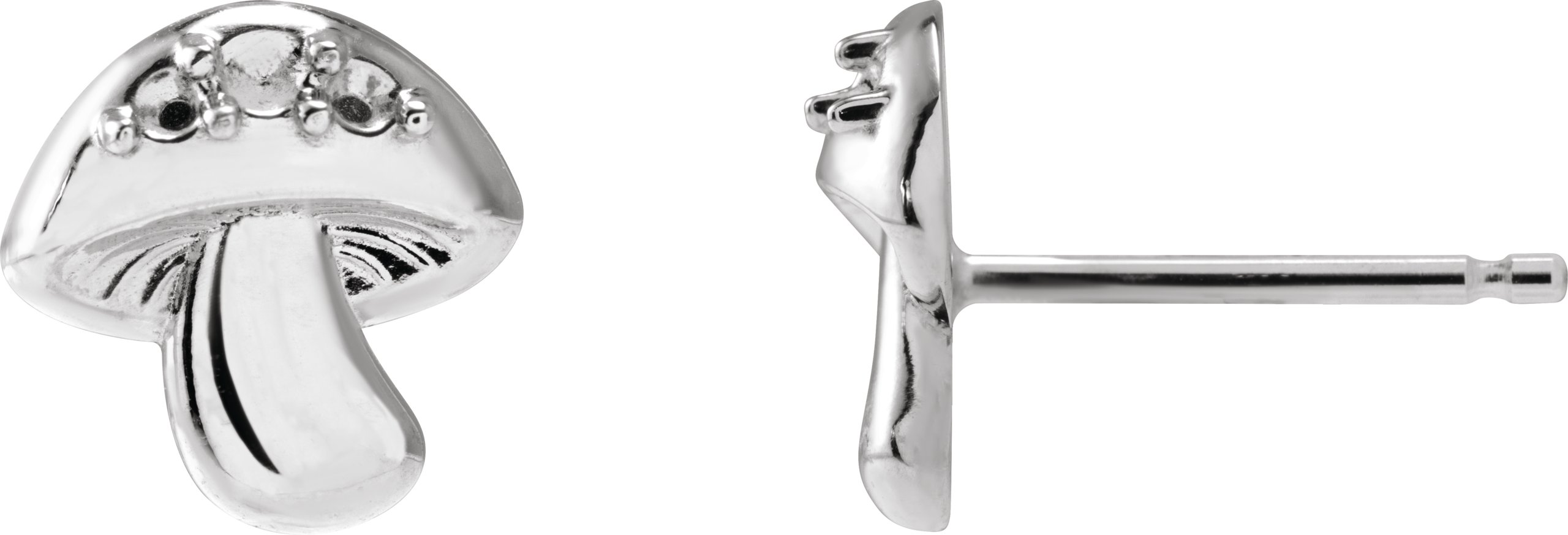 Mushroom Stud Earrings
