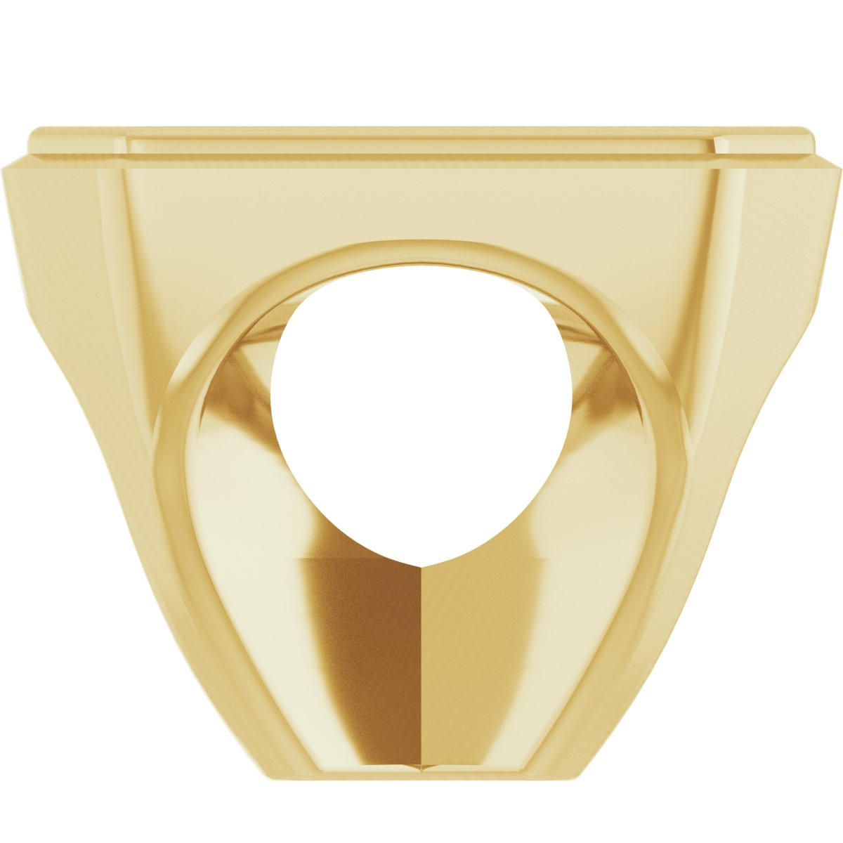 Bezel-Set Low Shank Setting