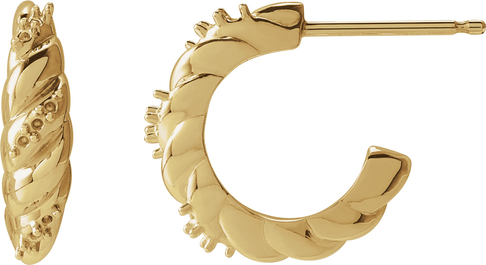 Accented Dome Earrings