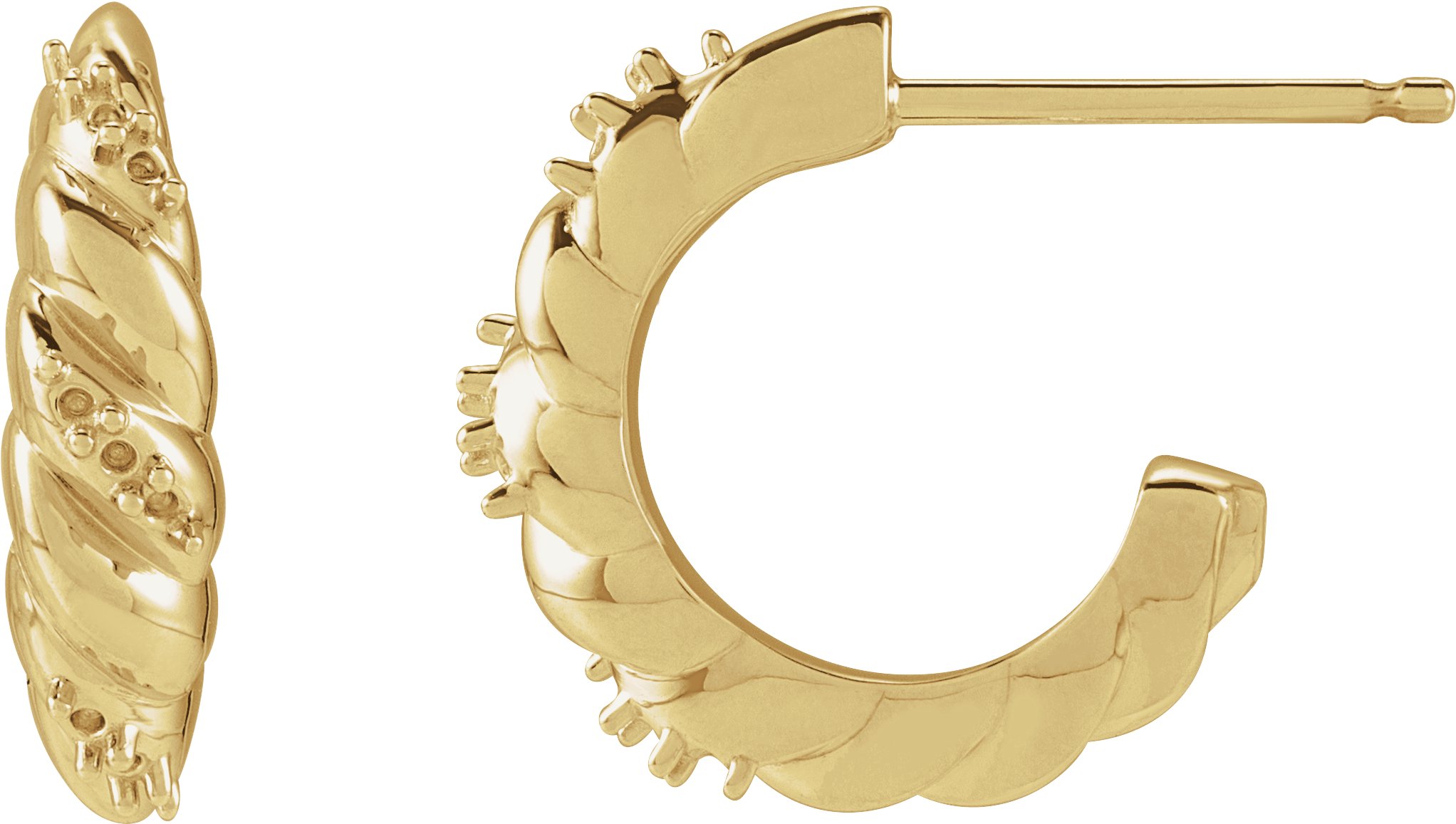 Accented Dome Earrings