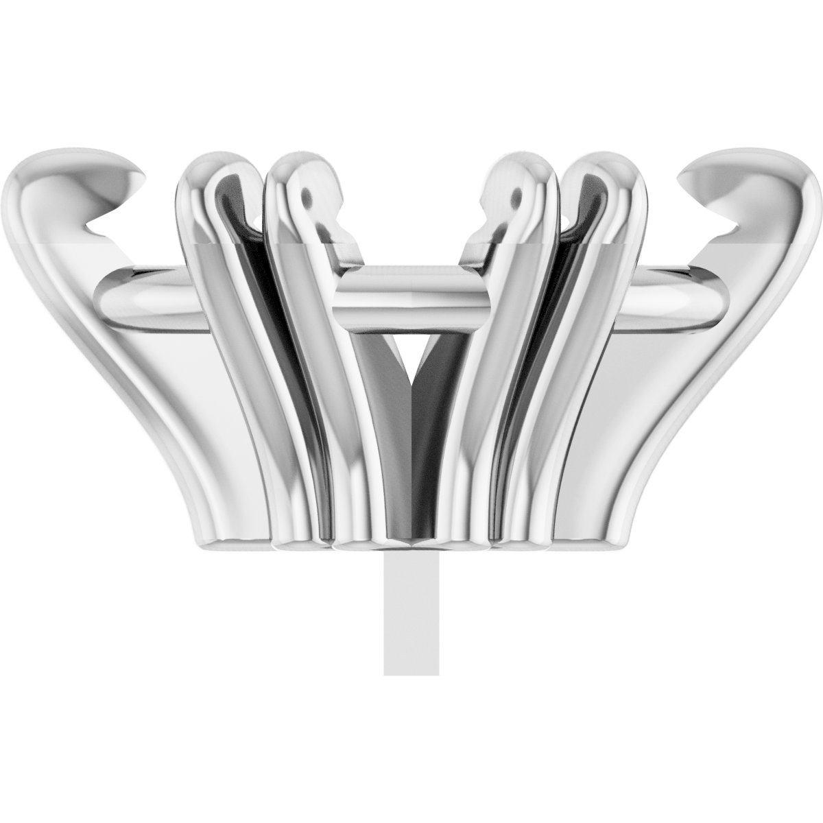 Pre-Notched Double-Claw Peg Setting