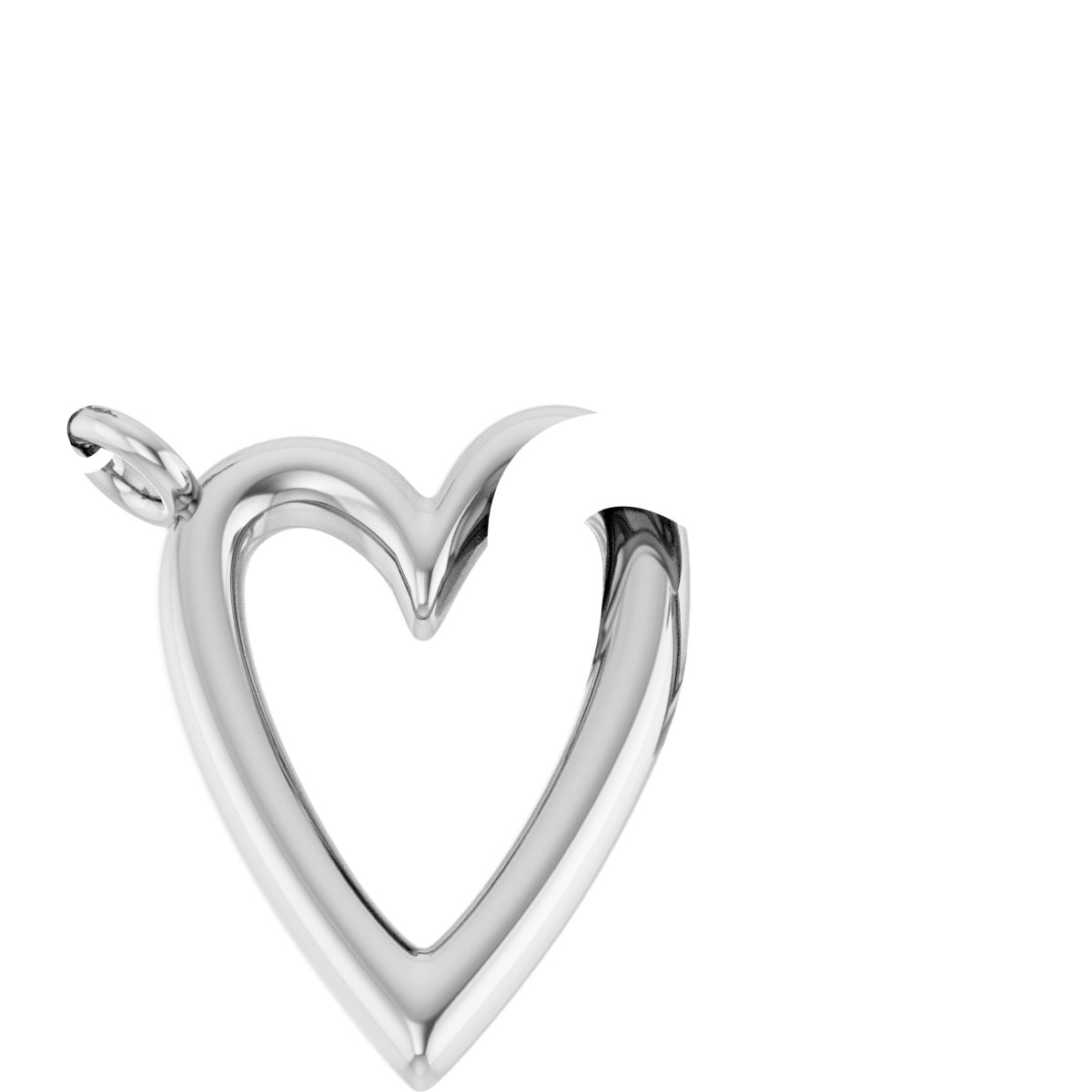 Interlocking Hearts Necklace or Center