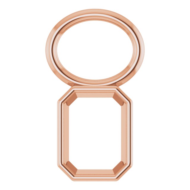 Bezel-Set Hoop Dangle
