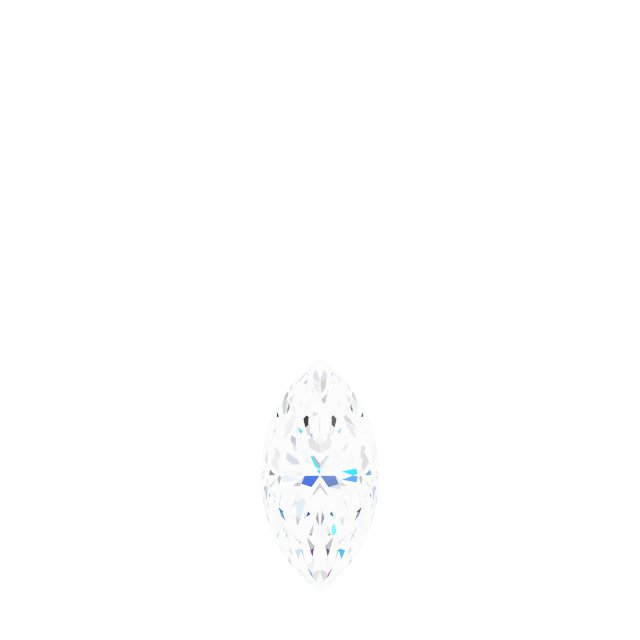 Bezel-Set Hoop Dangle