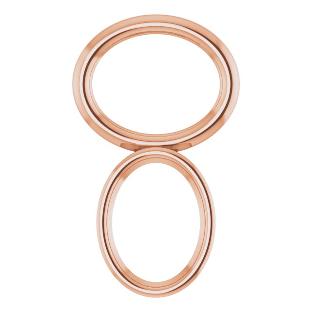 Bezel-Set Hoop Dangle