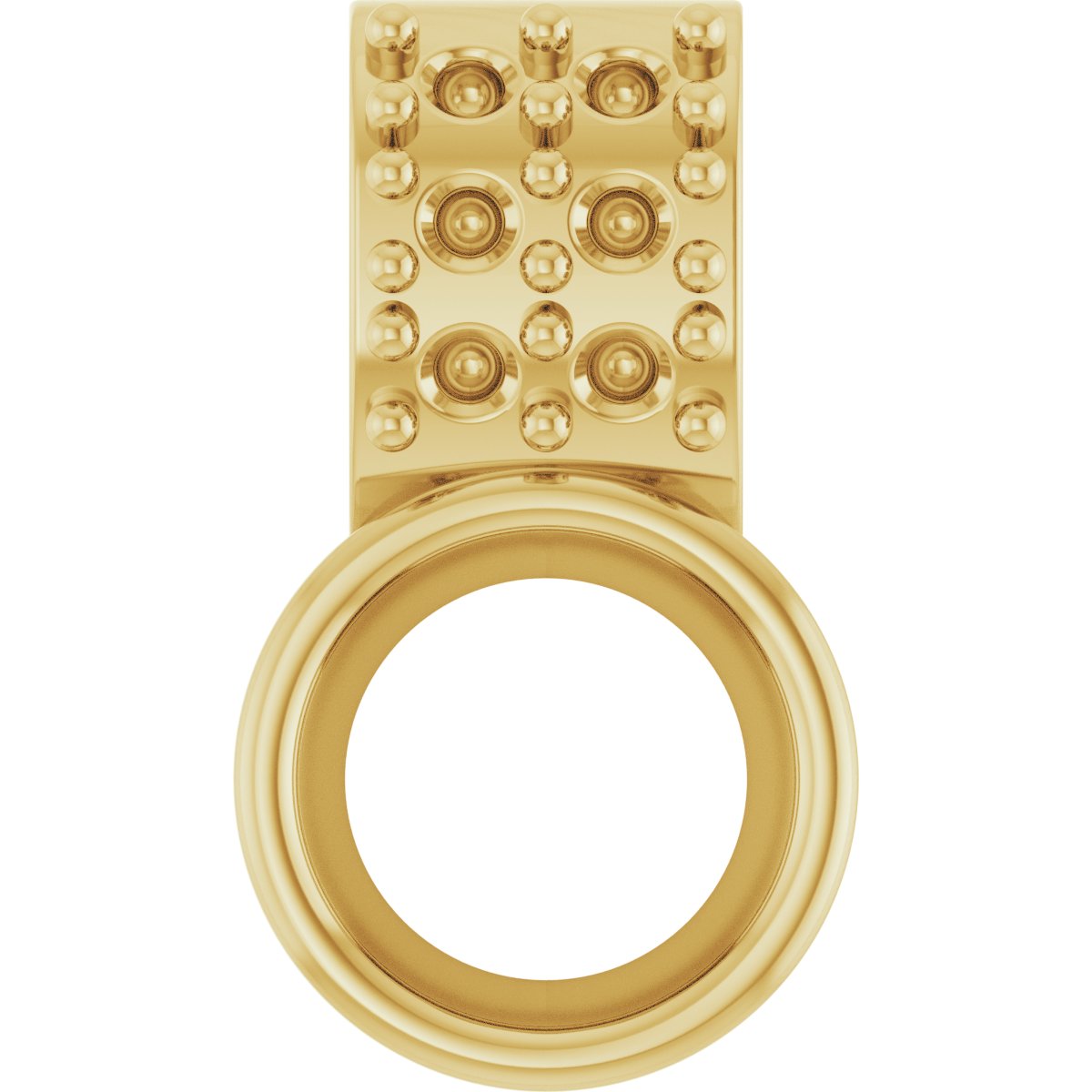Accented Bezel-Set Pendant