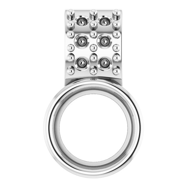 Accented Bezel-Set Pendant