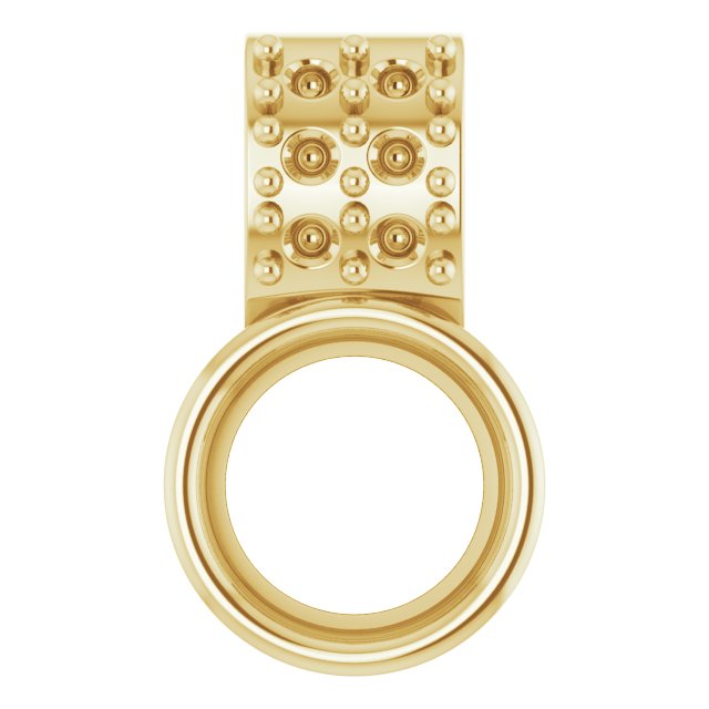 Accented Bezel-Set Pendant