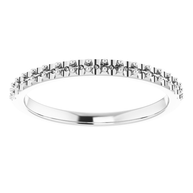 Band Mounting for 9x7 mm Oval Ring view 3