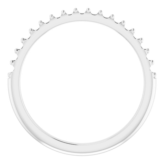 Band Mounting for 9x7 mm Oval Ring view 2