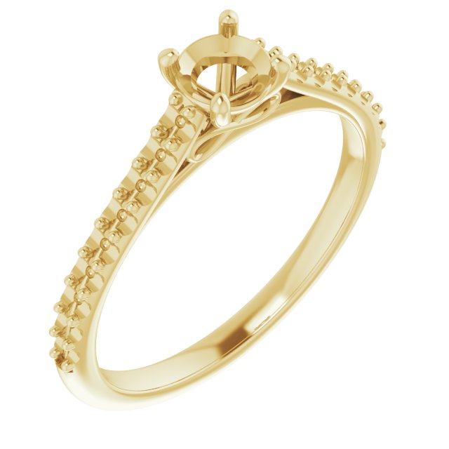Accented Infinity-Inspired Engagement Ring