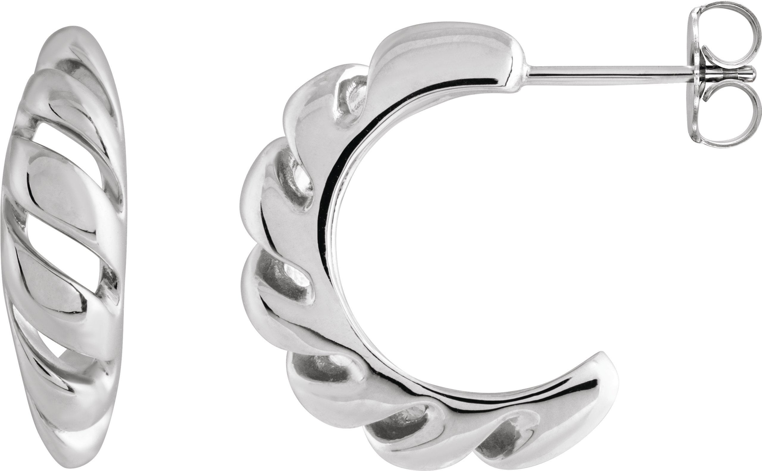 Rope Hoop Earrings