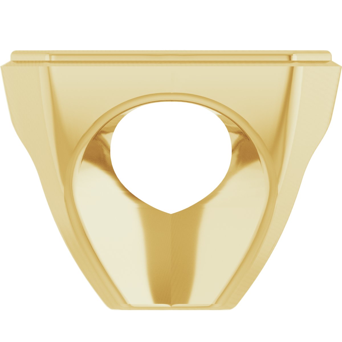 Bezel-Set Low Shank Setting