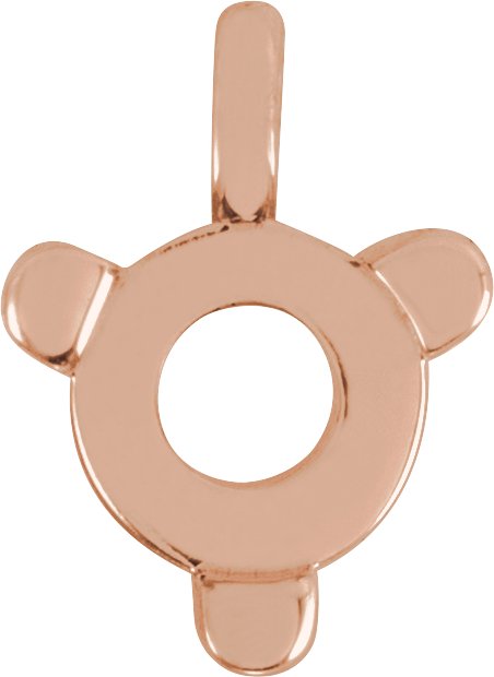 Petite Pavé® Solitaire Dangle