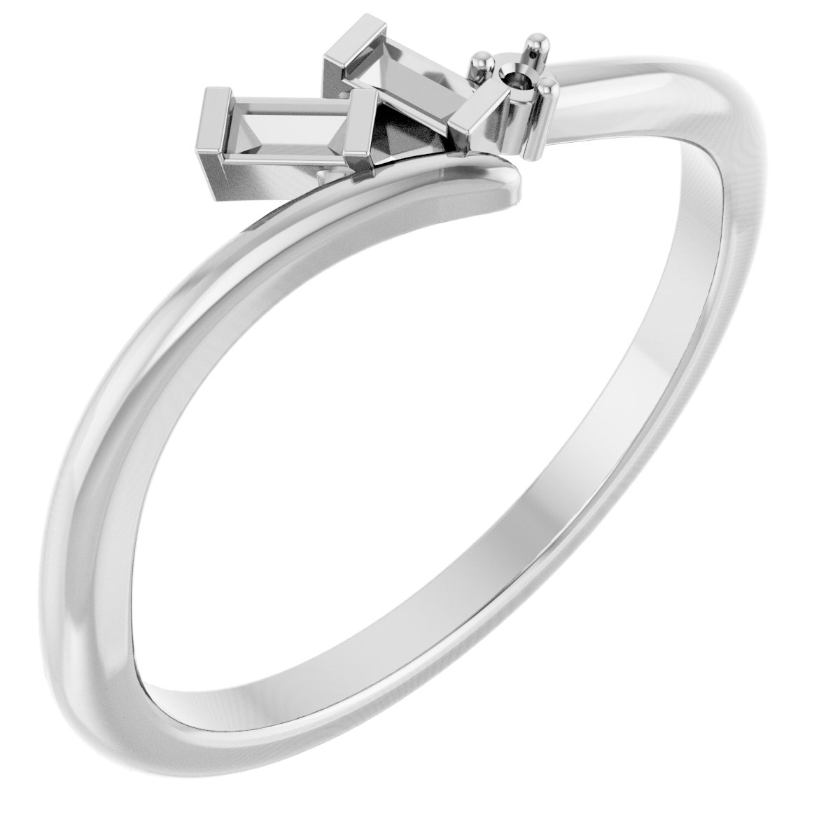 Accented Bypass Ring