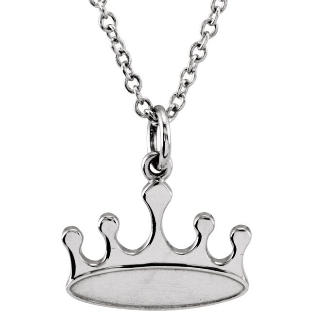 Sterling Silver Tiny Posh® Crown 16-18