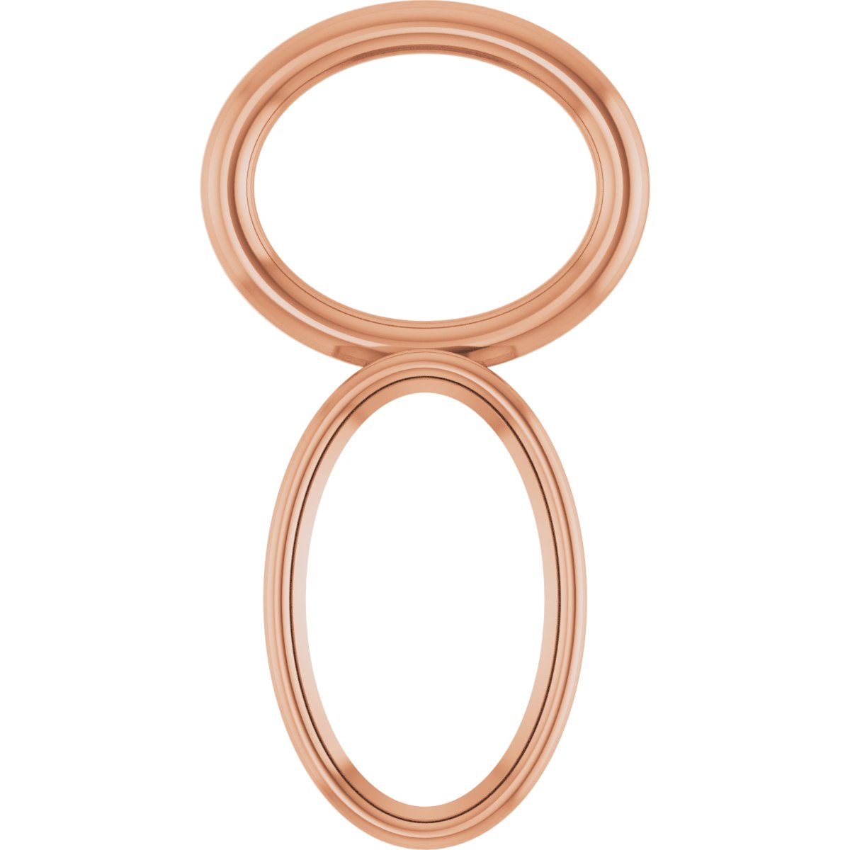 Bezel-Set Hoop Dangle