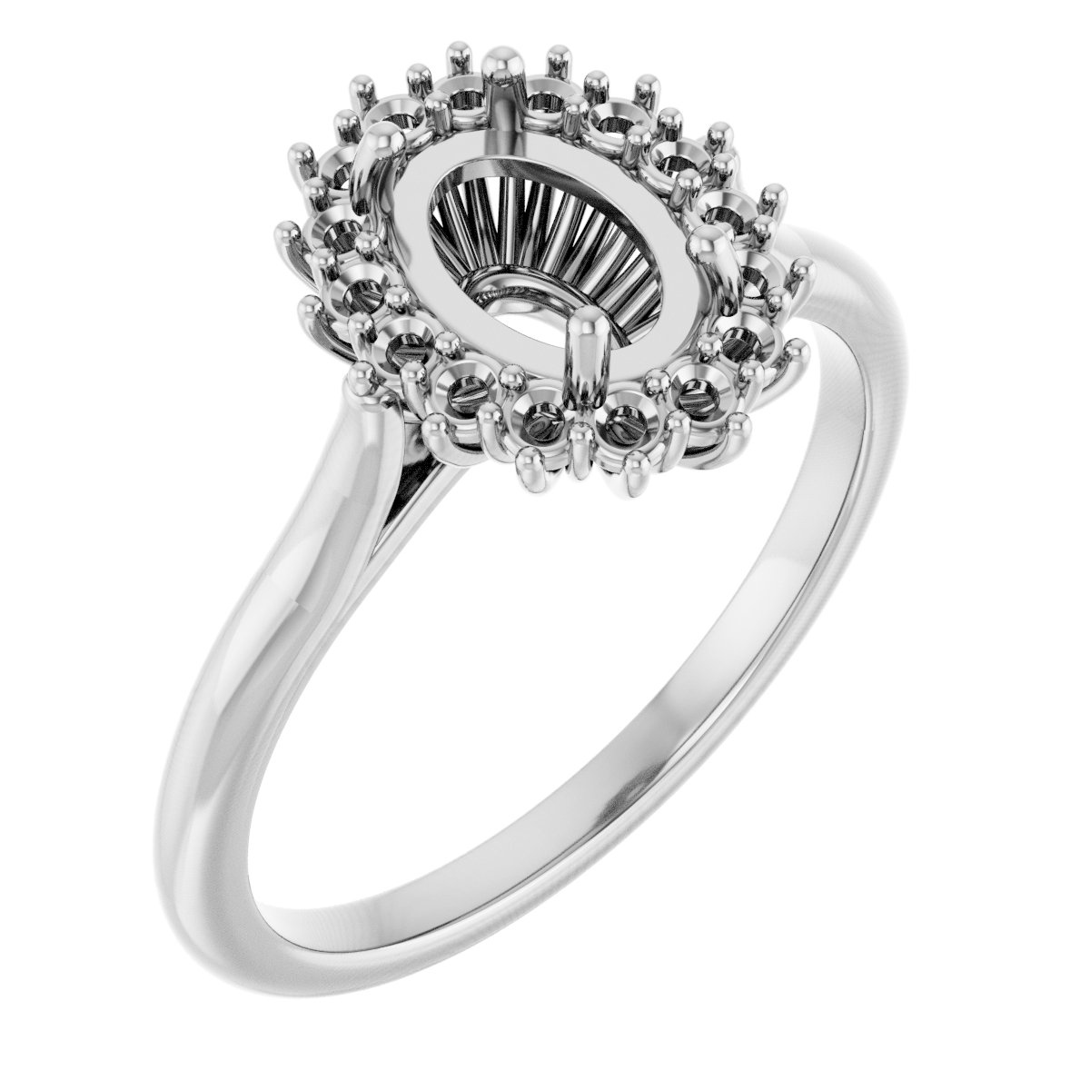 Halo-Style Cabochon Ring