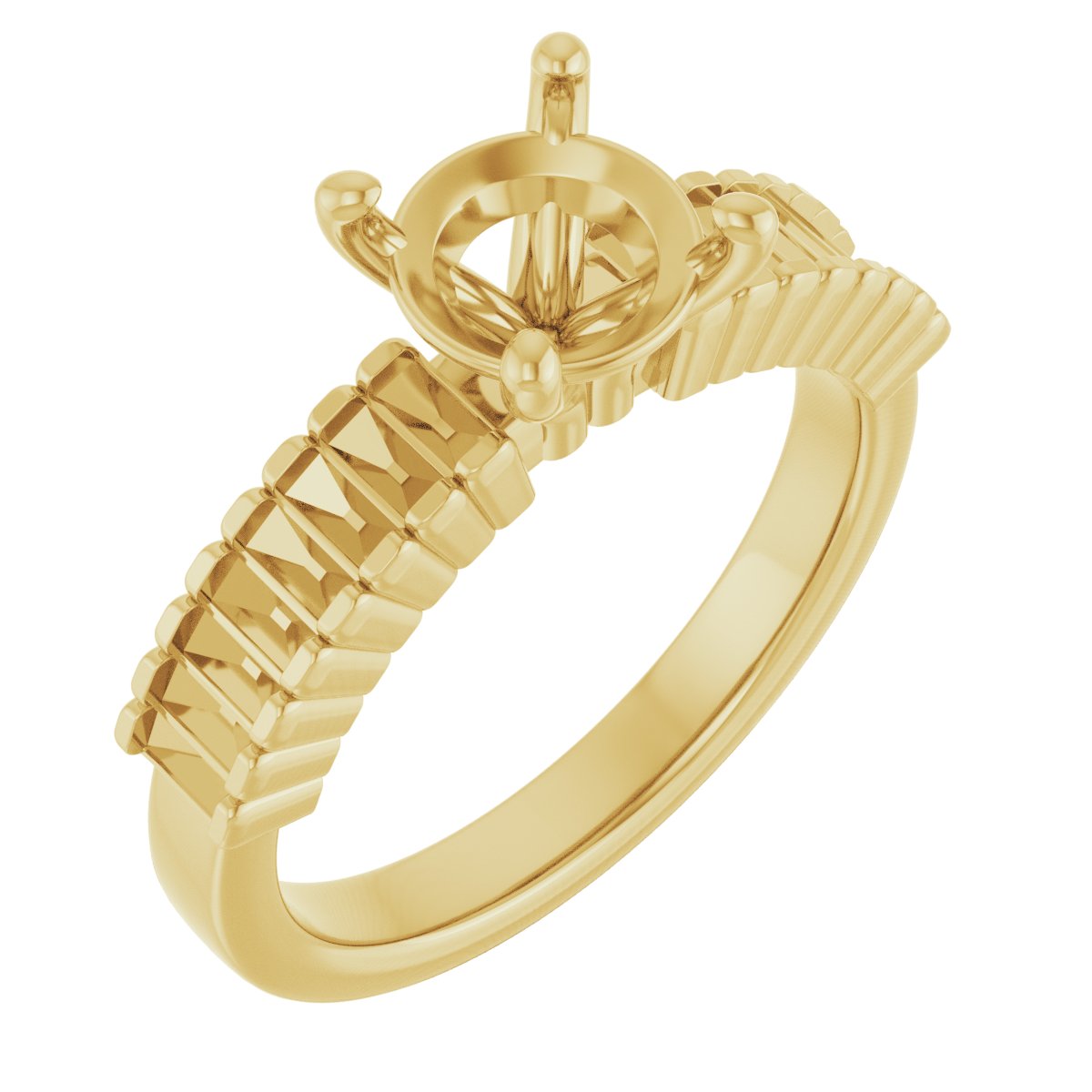 Accented Engagement Ring