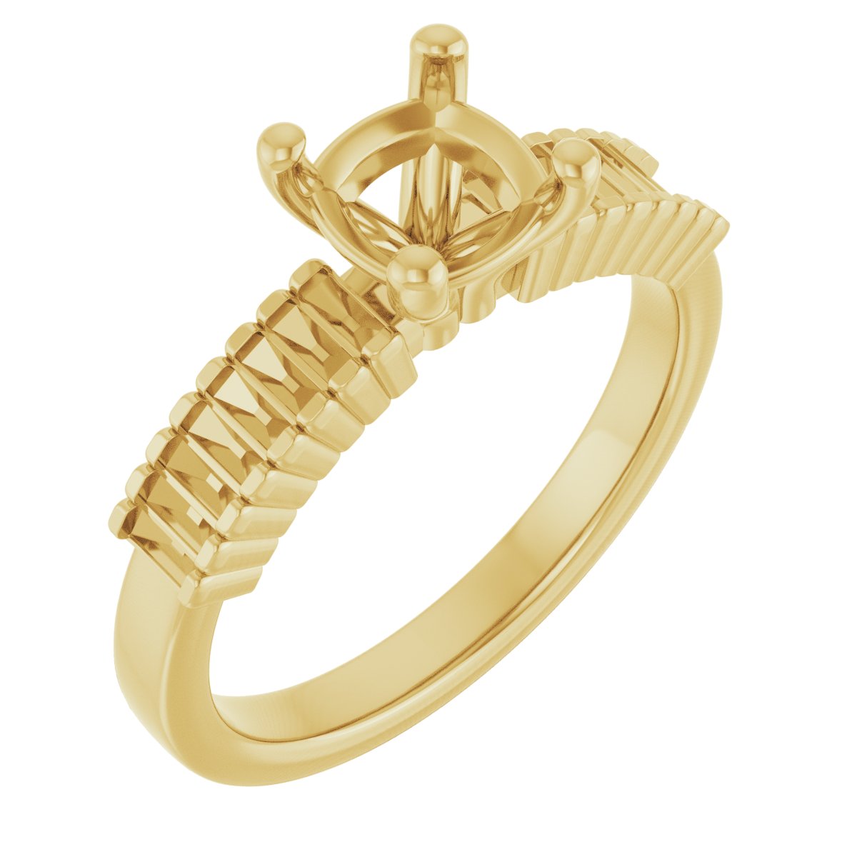 Accented Engagement Ring
