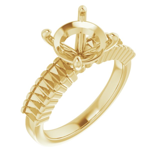 Accented Engagement Ring