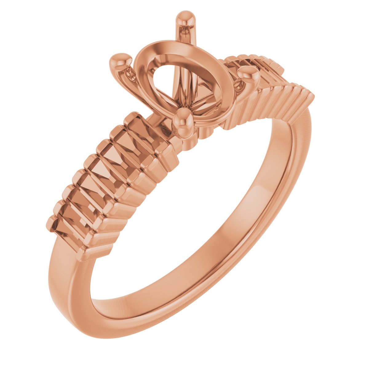 Accented Engagement Ring